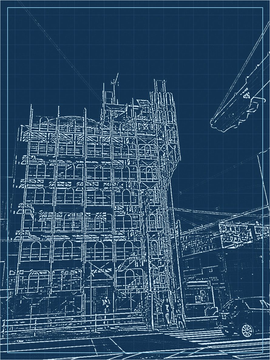 同じ建物の計画図面のイメージ